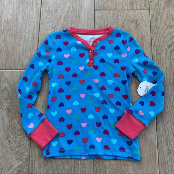 3 Faded Glory Girls Long Sleeve Tops Butterflies Leopard Hearts Colorful Sz XS. - Picture 2 of 4